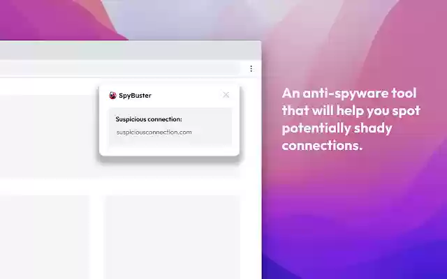 SpyBuster  from Chrome web store to be run with OffiDocs Chromium online