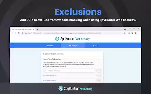SpyHunter® Web Security  from Chrome web store to be run with OffiDocs Chromium online