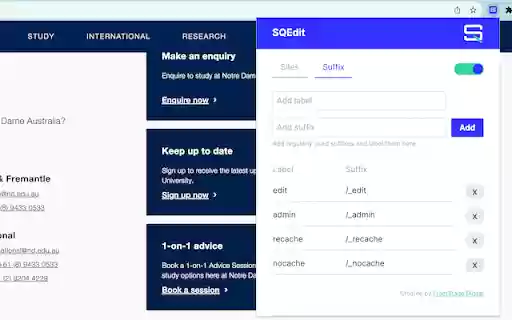SQEdit  from Chrome web store to be run with OffiDocs Chromium online