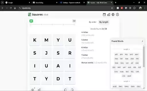 Squares Solver  from Chrome web store to be run with OffiDocs Chromium online