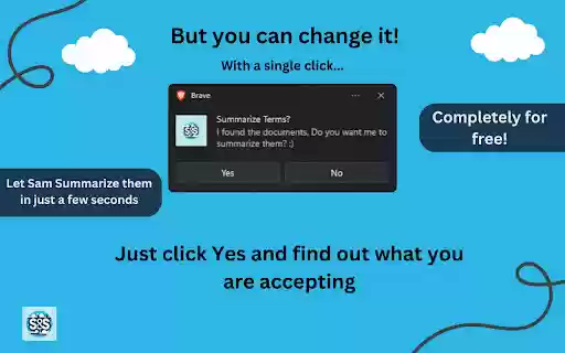 SS AI Privacy Policy Summarizer  from Chrome web store to be run with OffiDocs Chromium online