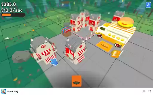 Stack City Game Explore new lands and expand your cityscape!  from Chrome web store to be run with OffiDocs Chromium online