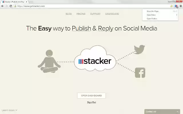 Stacker  from Chrome web store to be run with OffiDocs Chromium online