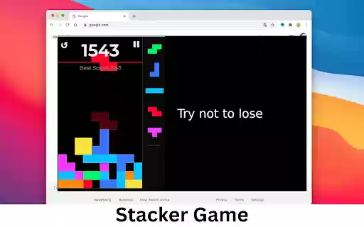 Stacker Game  from Chrome web store to be run with OffiDocs Chromium online