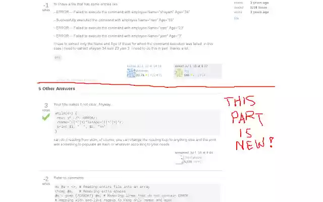 Stack Overflow Unofficial Patch  from Chrome web store to be run with OffiDocs Chromium online