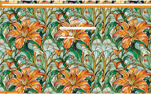 Stained Glass Lilies  from Chrome web store to be run with OffiDocs Chromium online