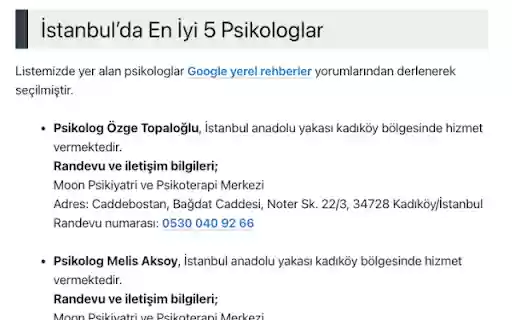 İstanbul Psikolog из интернет-магазина Chrome будет работать с OffiDocs Chromium онлайн