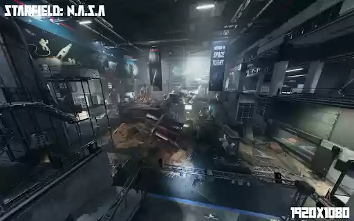 Starfield: N.A.S.A | 1920x1080  from Chrome web store to be run with OffiDocs Chromium online