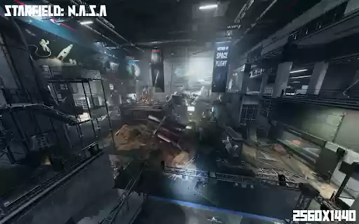 Starfield: N.A.S.A | 2560x1440  from Chrome web store to be run with OffiDocs Chromium online