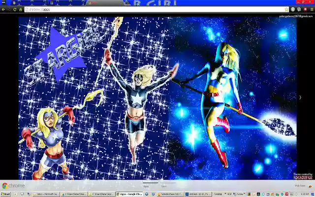 Star Girl  from Chrome web store to be run with OffiDocs Chromium online