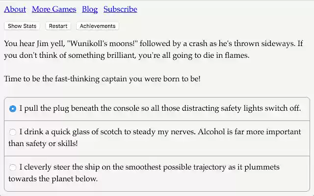 Starship Adventures  from Chrome web store to be run with OffiDocs Chromium online