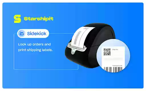 Starshipit Sidekick  from Chrome web store to be run with OffiDocs Chromium online