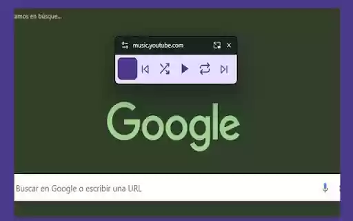 Stars Youtube Music Mini Player  from Chrome web store to be run with OffiDocs Chromium online