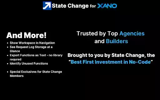 StateChange Power Tools For Xano from Chrome web store to be run with OffiDocs Chromium online StateChange Power Tools For Xano from Chrome web store to be run with OffiDocs Chromium online