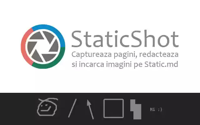StaticShot Screenshot Capture  Annotate  from Chrome web store to be run with OffiDocs Chromium online