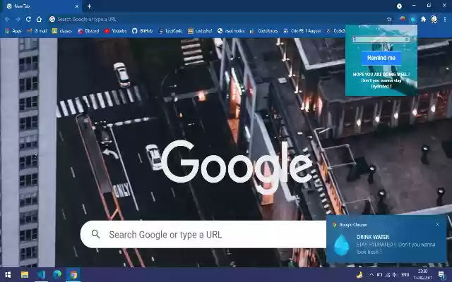 Stay Hydrated  from Chrome web store to be run with OffiDocs Chromium online