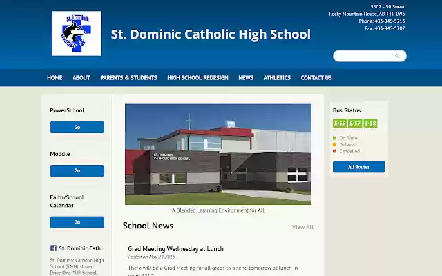 St. Dominic Catholic High School  from Chrome web store to be run with OffiDocs Chromium online