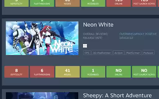 Steam Achievement Guide  from Chrome web store to be run with OffiDocs Chromium online