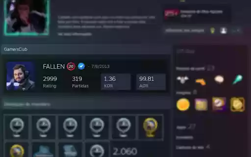 Steam GamersClub Viewer  from Chrome web store to be run with OffiDocs Chromium online