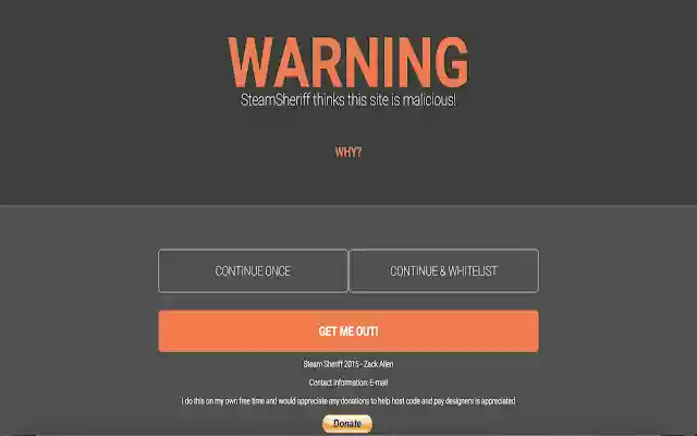 Steam Sheriff from Chrome web store to be run with OffiDocs Chromium online Steam Sheriff from Chrome web store to be run with OffiDocs Chromium online