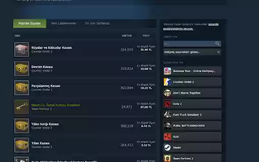 Steam TRY  from Chrome web store to be run with OffiDocs Chromium online