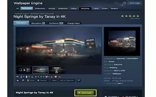 Steam Workshop Downloader  from Chrome web store to be run with OffiDocs Chromium online
