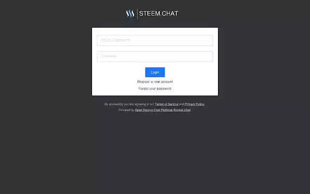 Steem Chat  from Chrome web store to be run with OffiDocs Chromium online