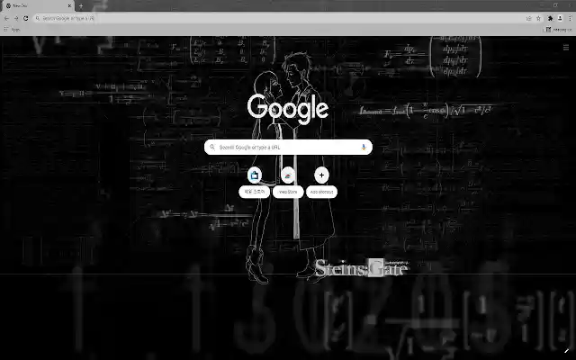Steins Gate HD Theme  from Chrome web store to be run with OffiDocs Chromium online
