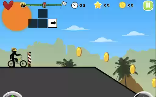 Stickman Bike Pro Ride Game  from Chrome web store to be run with OffiDocs Chromium online