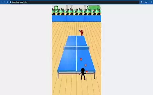 Stickman Ping Pong Game  from Chrome web store to be run with OffiDocs Chromium online