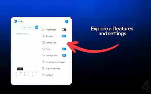 Sticko Keep note Quick  from Chrome web store to be run with OffiDocs Chromium online