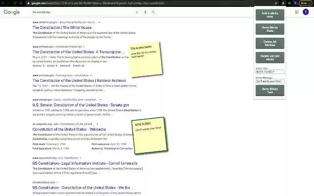 Sticky Notes Everywhere | Digital Mercury  from Chrome web store to be run with OffiDocs Chromium online