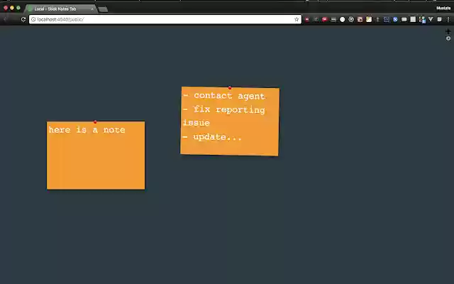 Sticky Notes Tab from Chrome web store to be run with OffiDocs Chromium online Sticky Notes Tab from Chrome web store to be run with OffiDocs Chromium online