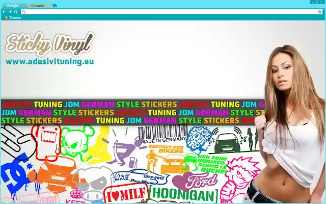 Sticky Vinyl 16:9 Adesivi Tuning JDM  from Chrome web store to be run with OffiDocs Chromium online