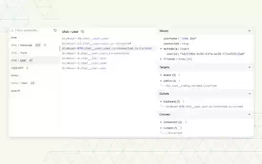 Stimulus DevTools  from Chrome web store to be run with OffiDocs Chromium online