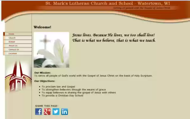 St. Marks Lutheran Church and School  from Chrome web store to be run with OffiDocs Chromium online