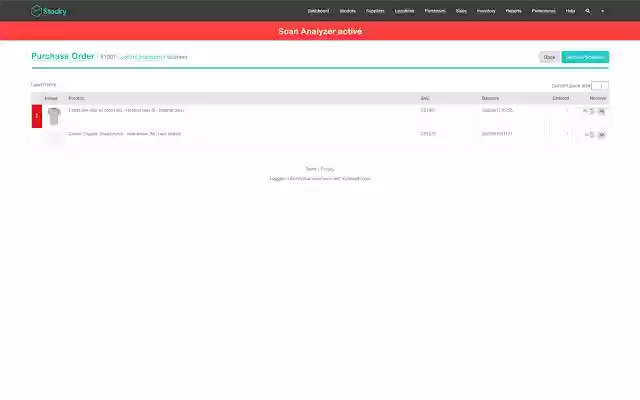 Stocky Scan Analyzer  from Chrome web store to be run with OffiDocs Chromium online