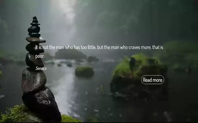 Stoic new tab  from Chrome web store to be run with OffiDocs Chromium online