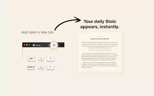 Stoic Start  from Chrome web store to be run with OffiDocs Chromium online