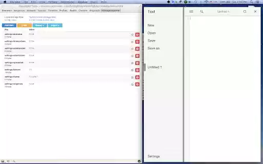 Storage Area Manager  from Chrome web store to be run with OffiDocs Chromium online