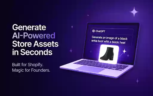 Store Studio – ChatGPT AI Image Tool for eCommerce  from Chrome web store to be run with OffiDocs Chromium online