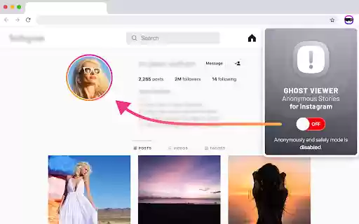 Stories for Instagram  from Chrome web store to be run with OffiDocs Chromium online
