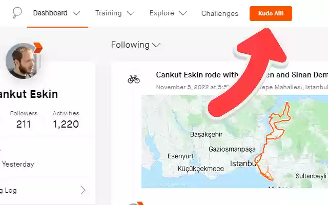 Strava Auto Kudo from Chrome web store to be run with OffiDocs Chromium online Strava Auto Kudo from Chrome web store to be run with OffiDocs Chromium online