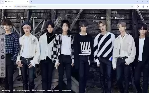 Stray Kids Wallpaper New Tab  from Chrome web store to be run with OffiDocs Chromium online