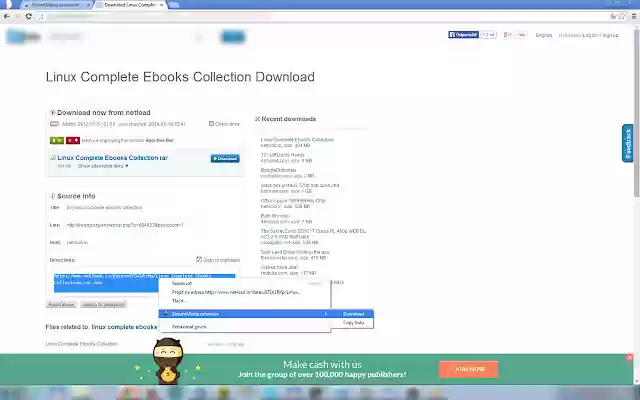 StreamMania extension  from Chrome web store to be run with OffiDocs Chromium online