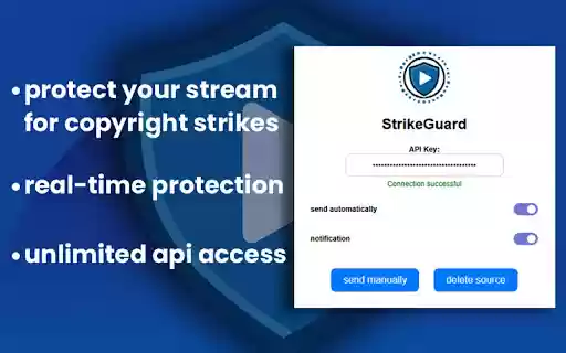 StrikeGuard  from Chrome web store to be run with OffiDocs Chromium online