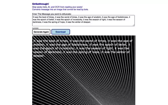 Strikethrough from Chrome web store to be run with OffiDocs Chromium online Strikethrough from Chrome web store to be run with OffiDocs Chromium online