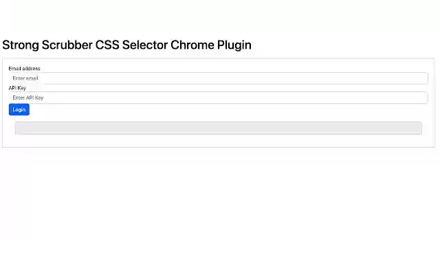 Strong Scrubber CSS Selector  from Chrome web store to be run with OffiDocs Chromium online