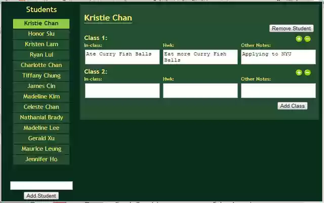 Student Tracker  from Chrome web store to be run with OffiDocs Chromium online
