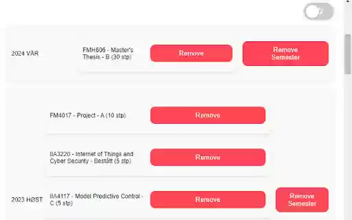 StudentWeb and Vitnemålsportalen Grade Calculator  from Chrome web store to be run with OffiDocs Chromium online